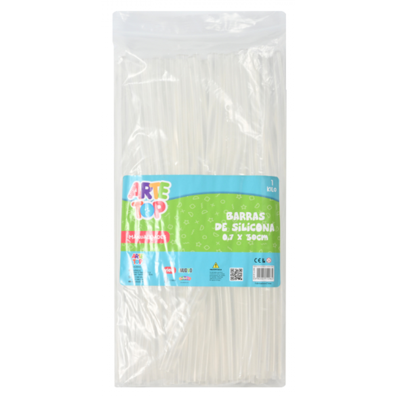 Arte Top -  Silicona En Barra - 7mm x 30 Cm - 1KG