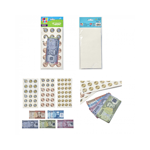Arte Top - Set Billetes y Monedas de Chile