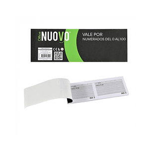 Nuovo - Talonario Vale Por