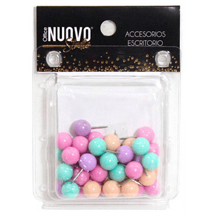 Nuovo - Push Pins Redondos - Pastel