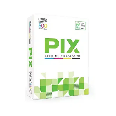 Pix - Resmas de Papel Fotocopia - Carta - 500Hjs