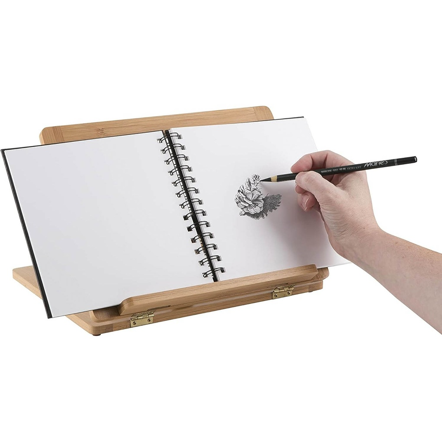 Accesorios - Atril De Madera Sobremesa Plegable Mini - 27 x 20cm 2