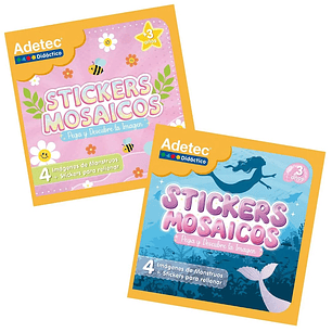 Adetec - Stickers Mosaico Niña