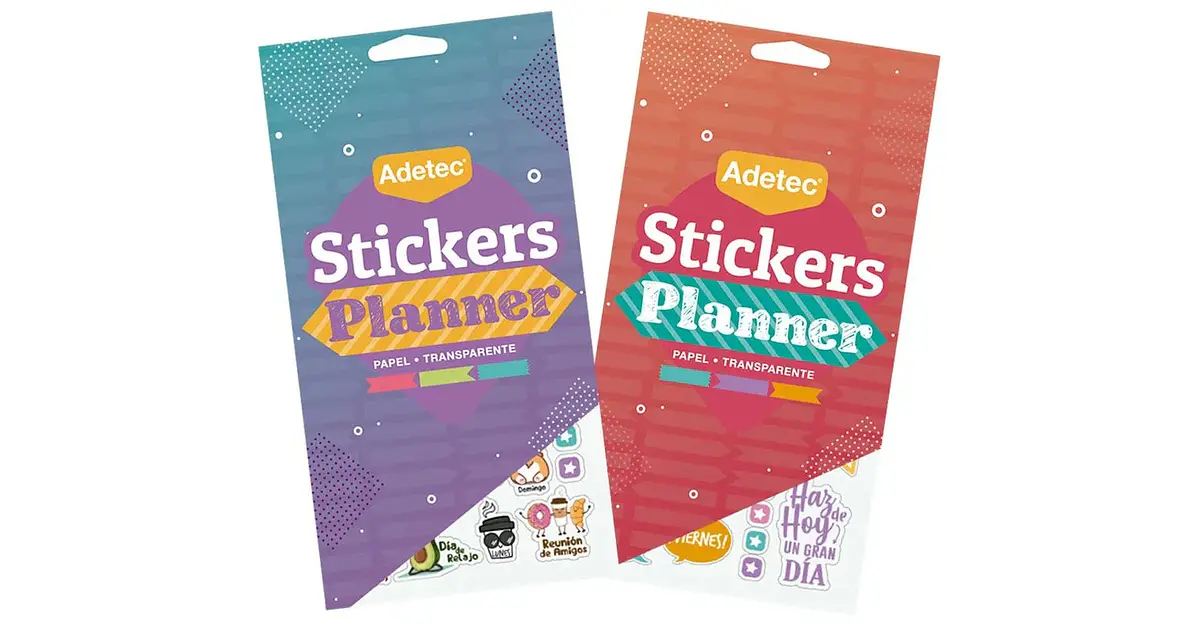 Adetec - Blocks De Stickers Planner Adhesivos | Libreria Globo | Tu ...
