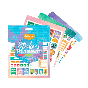 Adetec - Blocks De Stickers Planner Y Travel Adhesivos