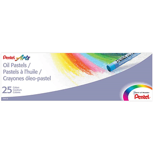 Pentel - Lapiz Pastel Oleo 25 Colores