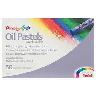 Pentel - Lapiz Pastel Oleo 50 Colores