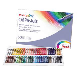 Pentel - Lapiz Pastel Oleo 50 Colores