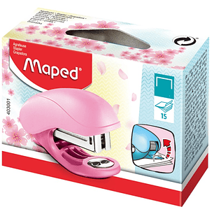 Maped - Mini Corchetera 26/6 - Color Pastel