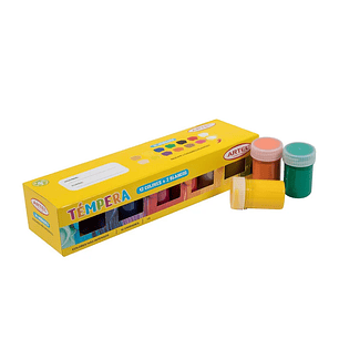 Artel - Tempera 12 Colores + 2 Blancos Adicionales