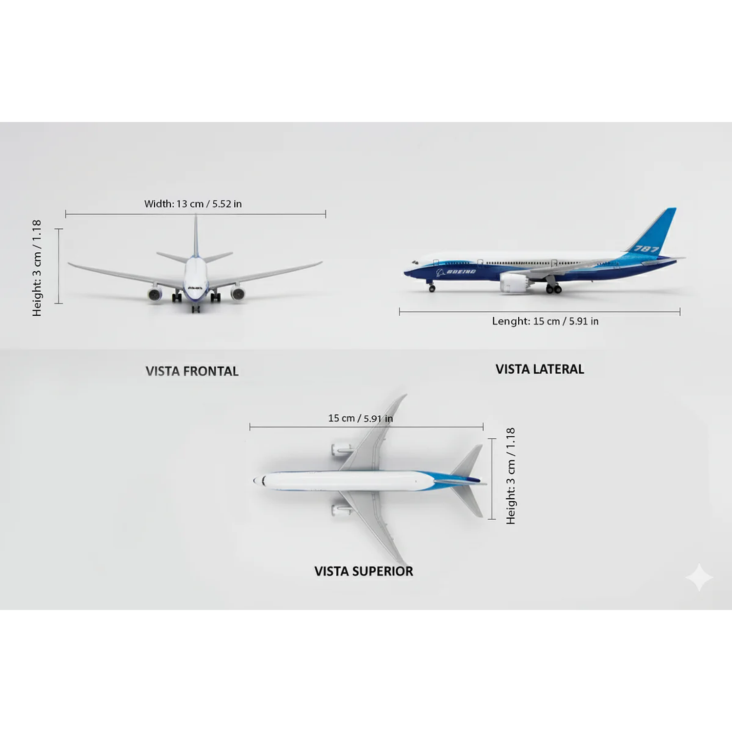 Welly - Avion Boeing 787 3