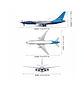 Welly - Avion Boeing 767 - Miniatura 3