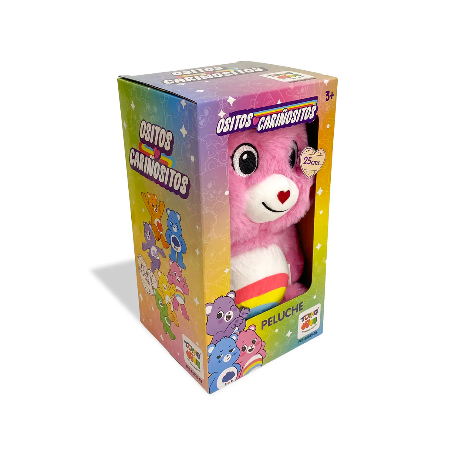 Toyng - Peluche Ositos Cariñositos - Rosado - 25CM 4