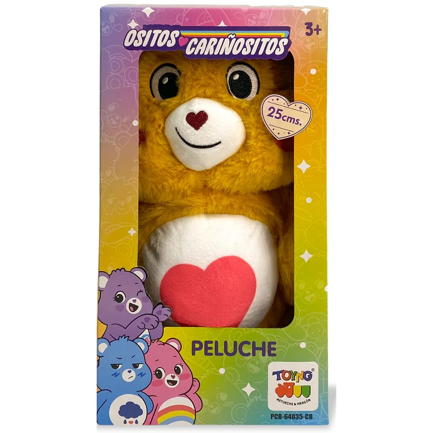 Toyng - Peluche Ositos Cariñositos - Naranjo - 25CM 1