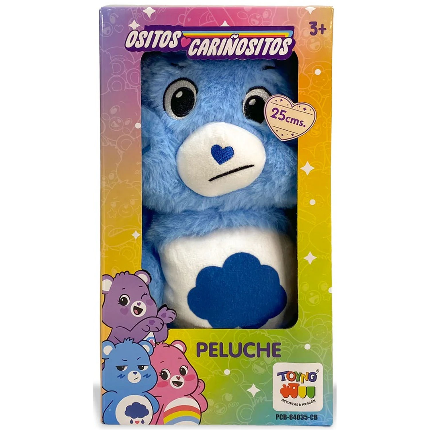Toyng - Peluche Ositos Cariñositos - Azul - 25CM 1