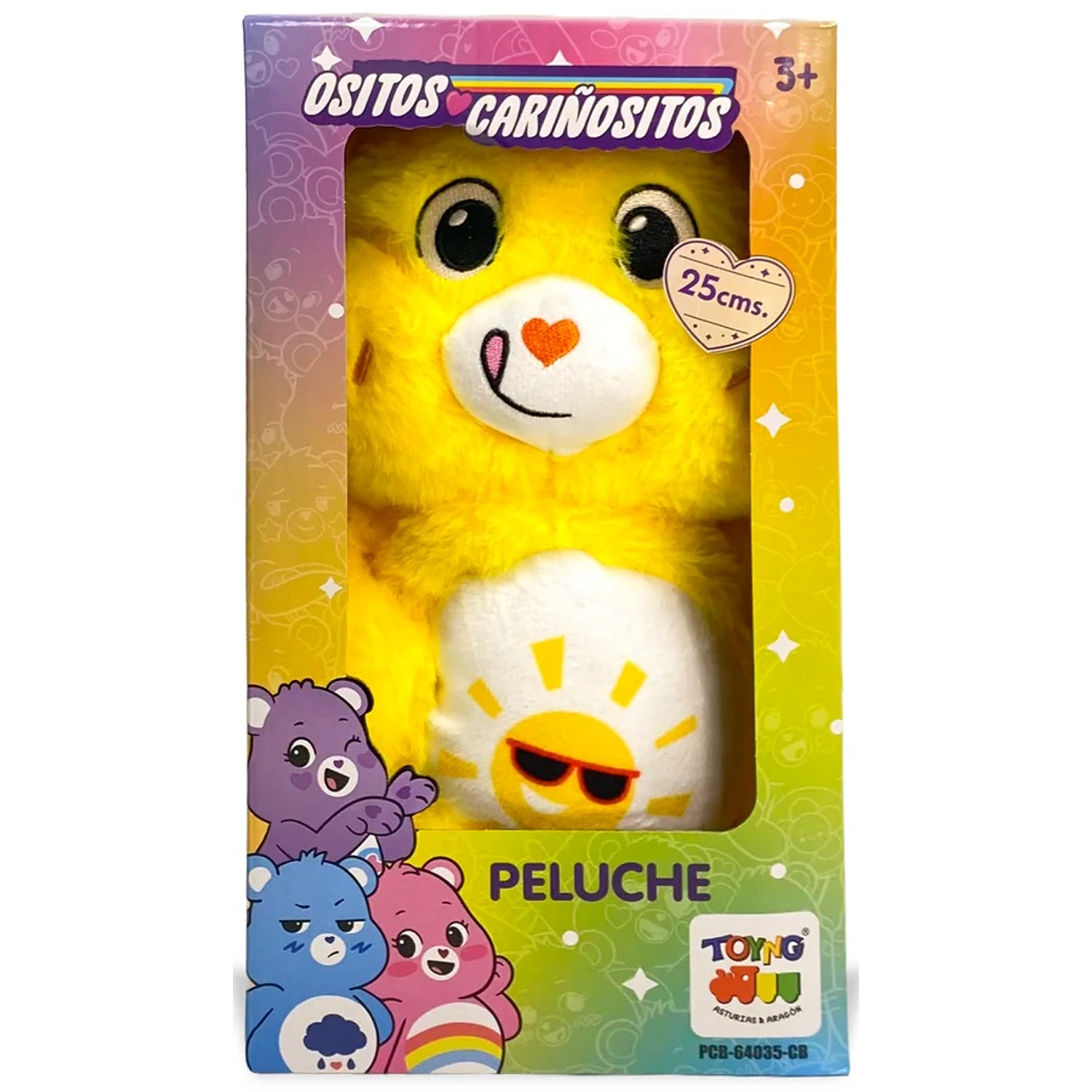 Toyng - Peluche Ositos Cariñositos - Amarillo - 25CM 1