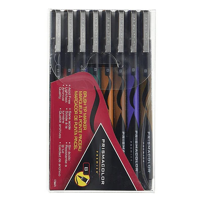 Prismacolor Premier - 8 Tiralíneas Colores Punta de Pincel.