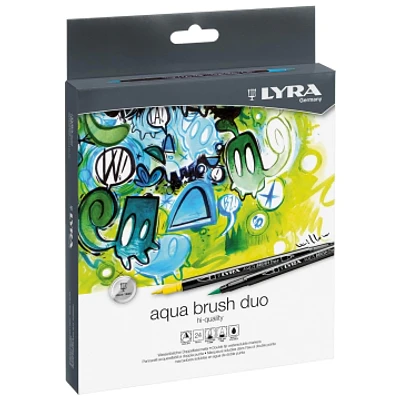 Lyra - Lapices Punta Pincel - Aqua Brush Duo 24 colores