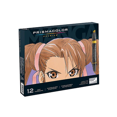 Prismacolor Premier - 12 Marcadores Doble Punta - Serie Manga.
