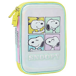 Mooving - Estuche Doble Cierre - Snoopy