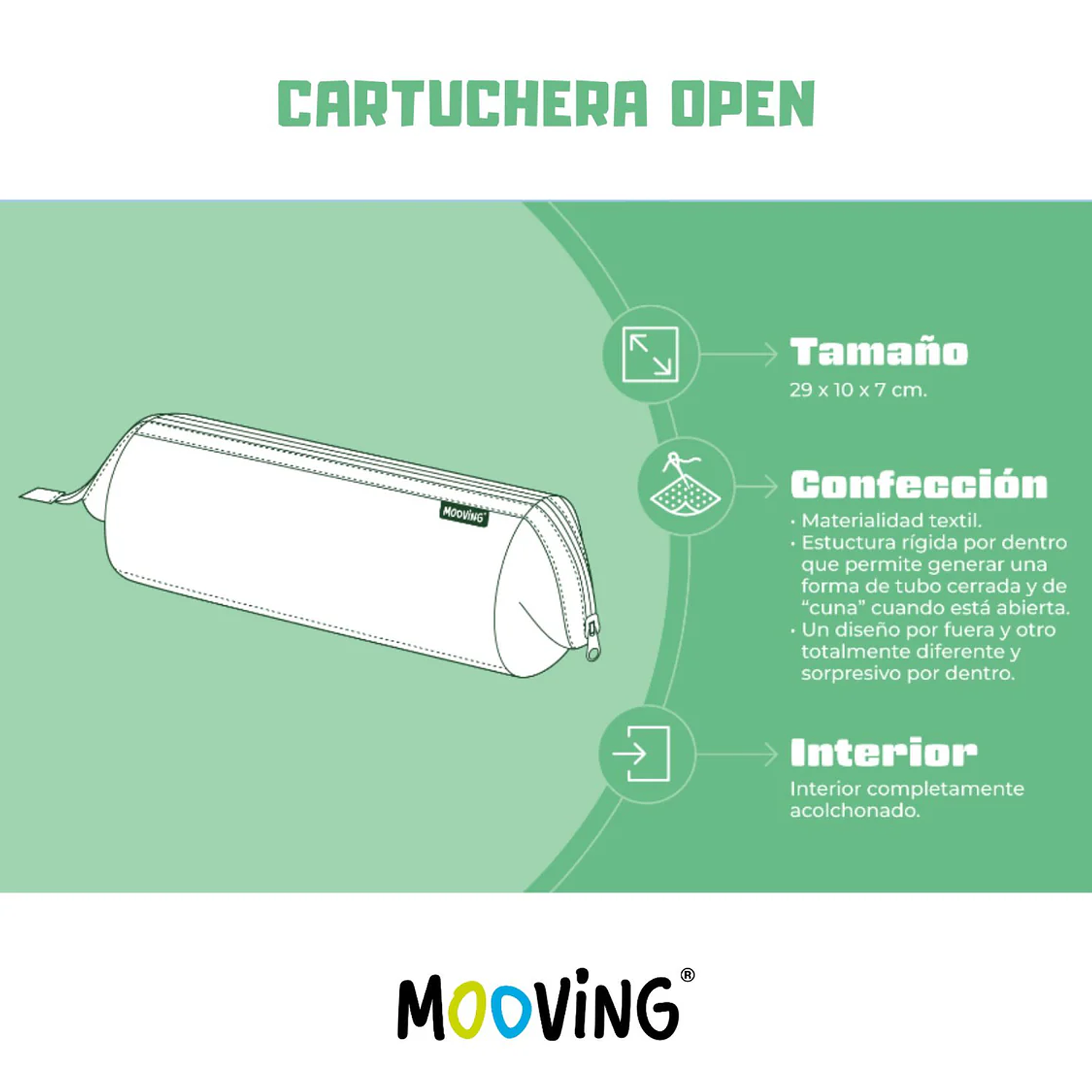 Mooving - Estuche Open! - Pusheen 3