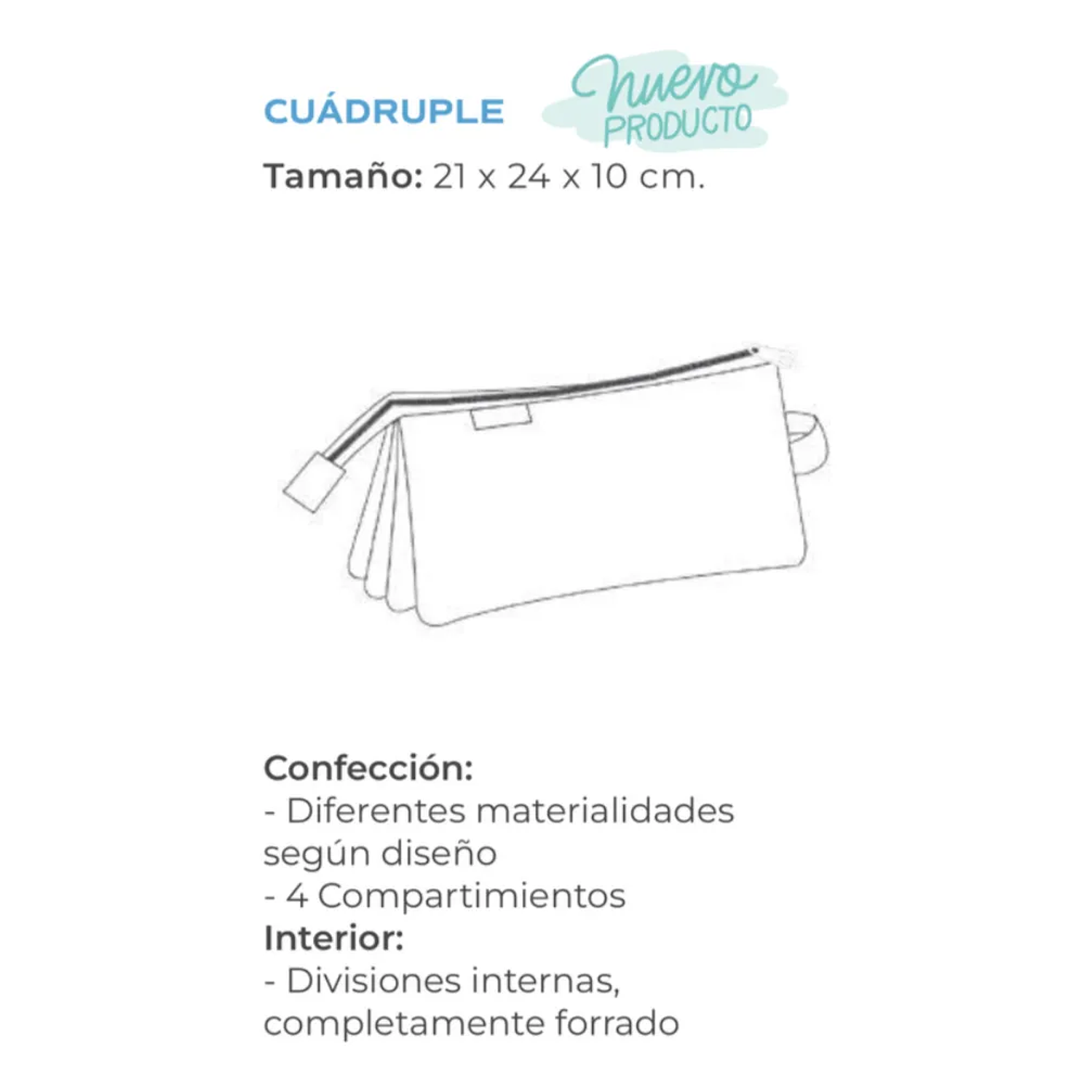 Mooving - Estuche Cuadruple - Snoopy 4