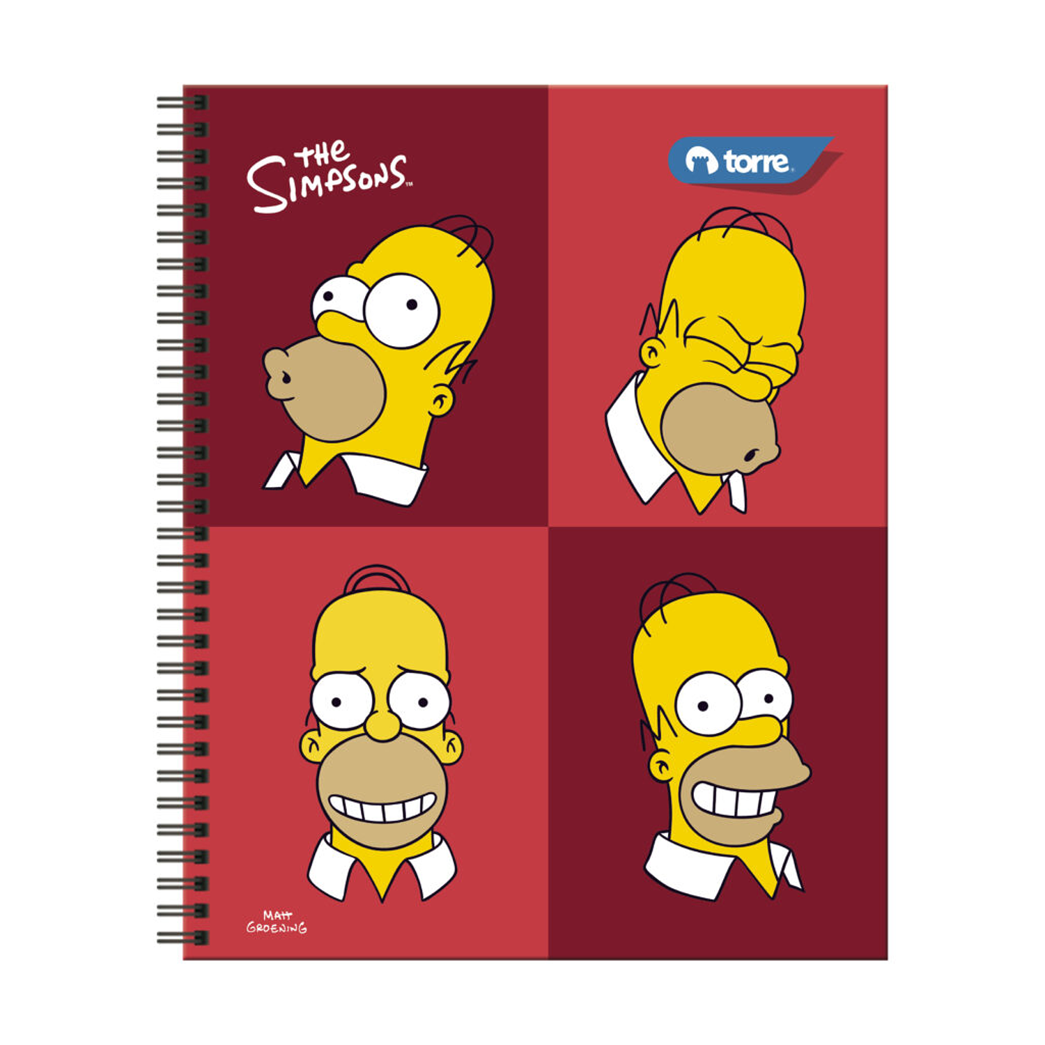 Torre - Cuaderno Universitario Los Simpsons 7MM 100H 2
