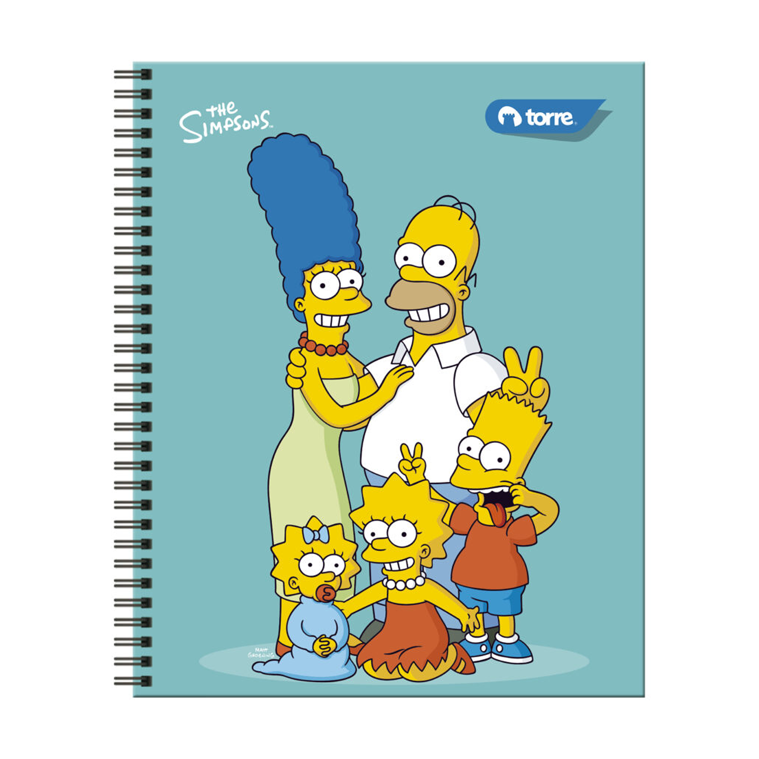 Torre - Cuaderno Universitario Los Simpsons 7MM 100H 8
