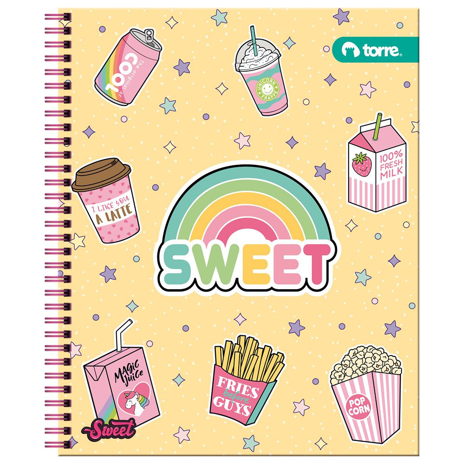 Torre - Cuaderno Universitario Mujer 7MM 100H 6