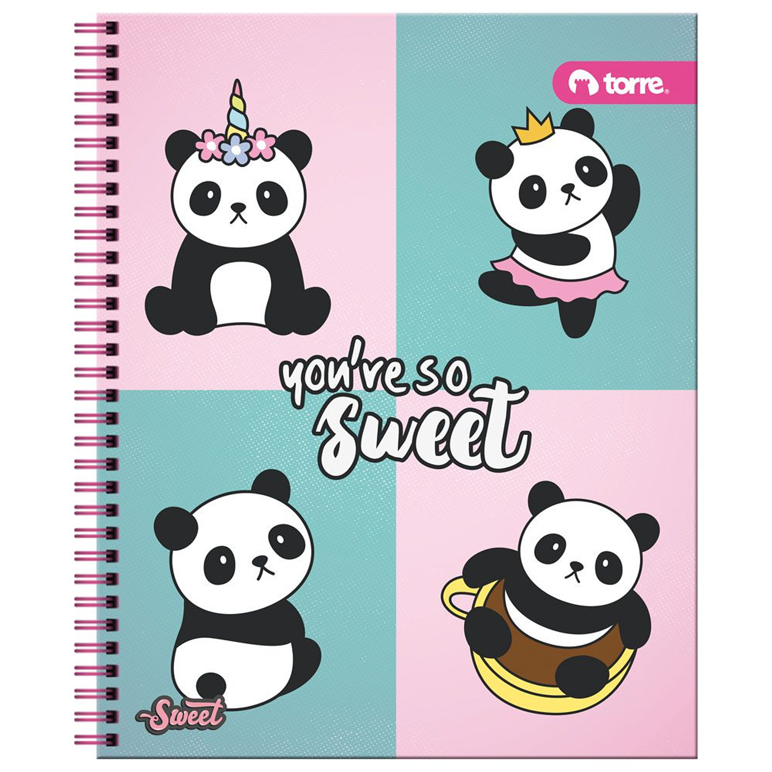 Torre - Cuaderno Universitario Mujer 7MM 100H 8