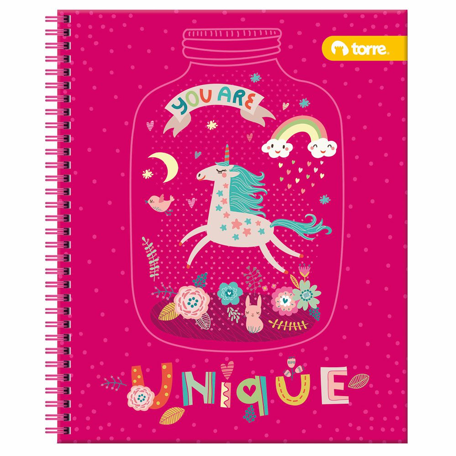 Torre - Cuaderno Universitario Mujer 7MM 100H 13