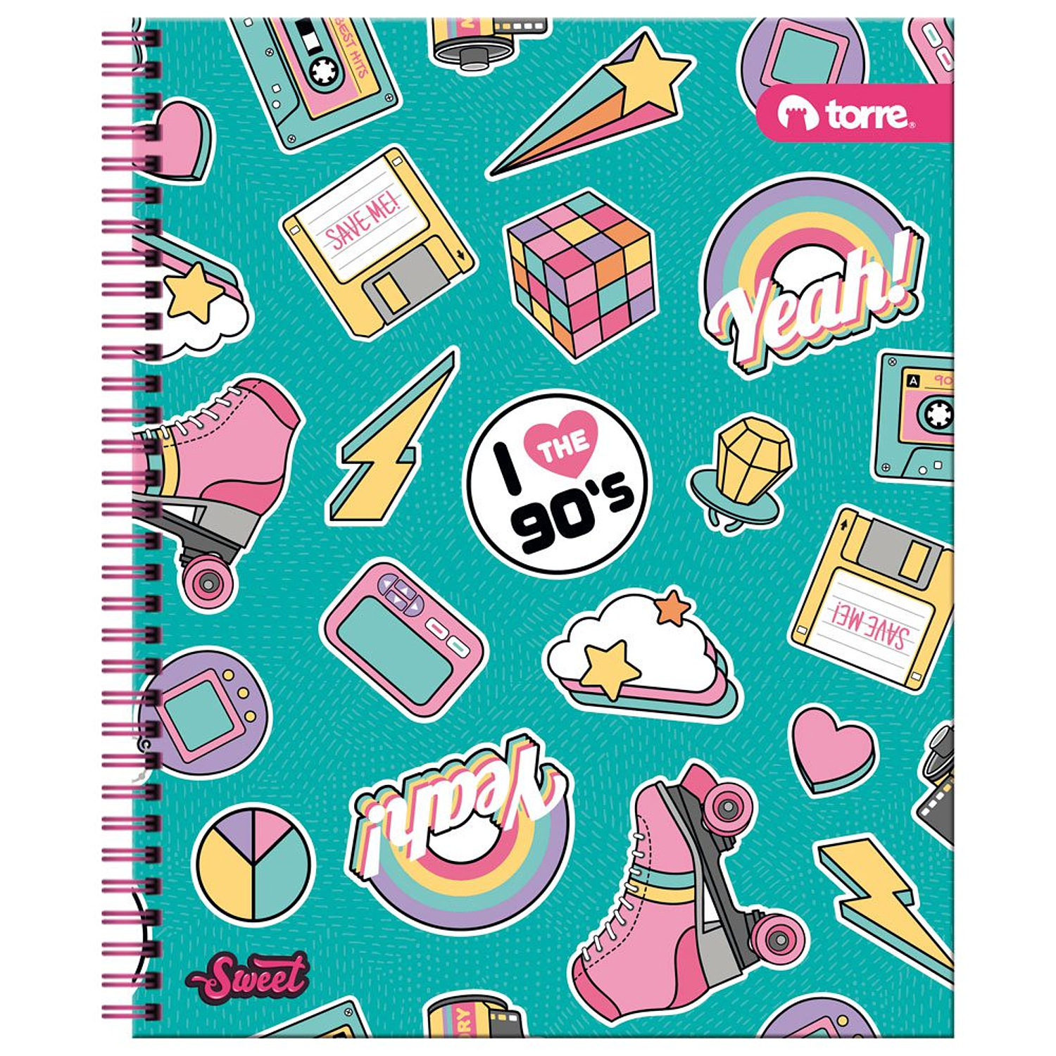 Torre - Cuaderno Universitario Mujer 7MM 100H 16