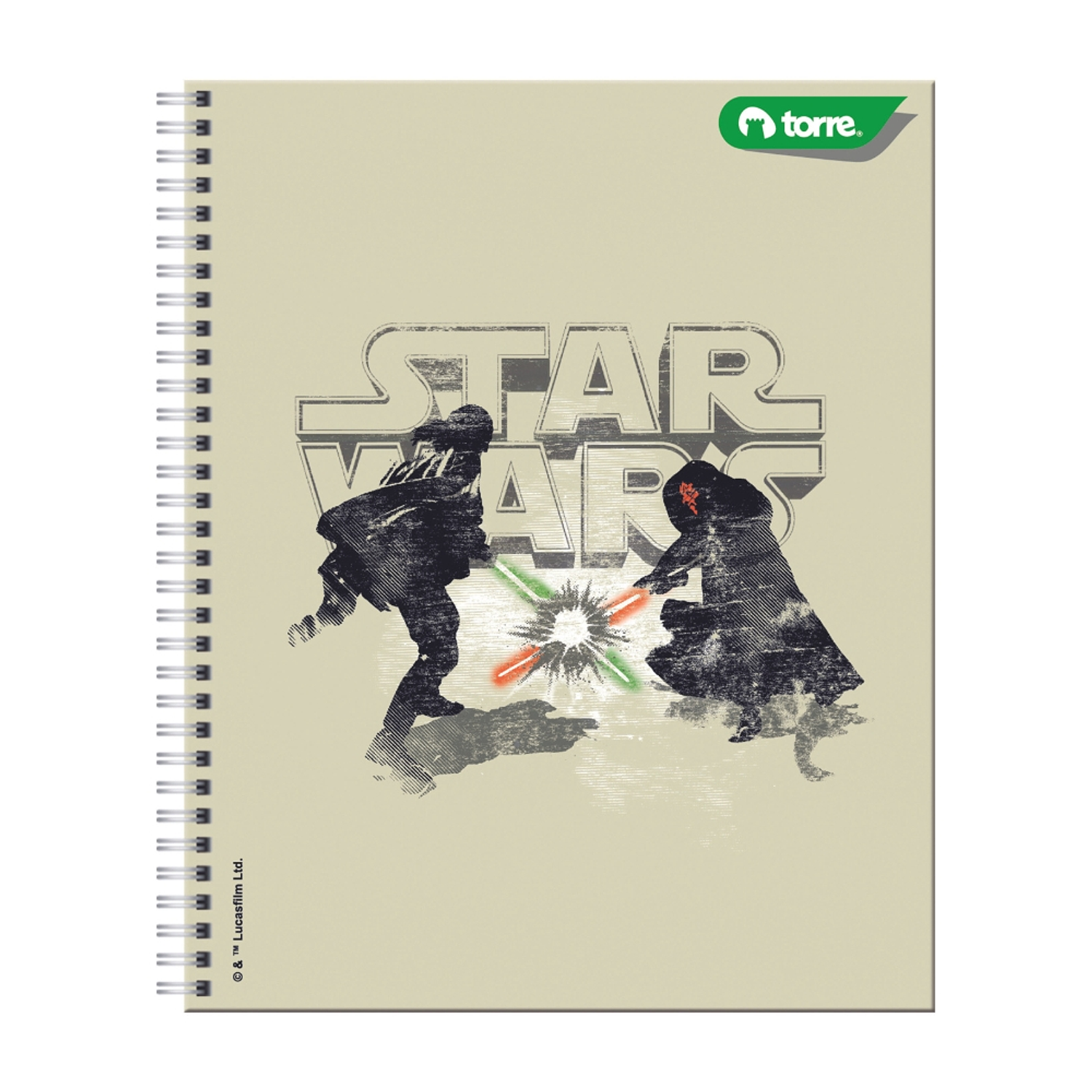 Torre - Cuaderno Universitario Star Wars 7M 100H 11