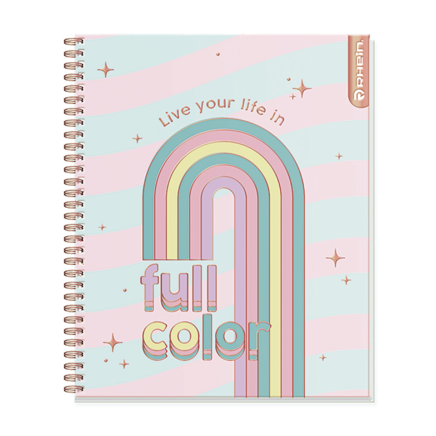 Rhein - Cuaderno Universitario Pastel 100H 6