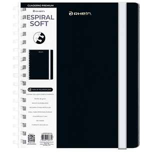 Rhein - Cuaderno Universitario - Espiral De Goma - 100H 