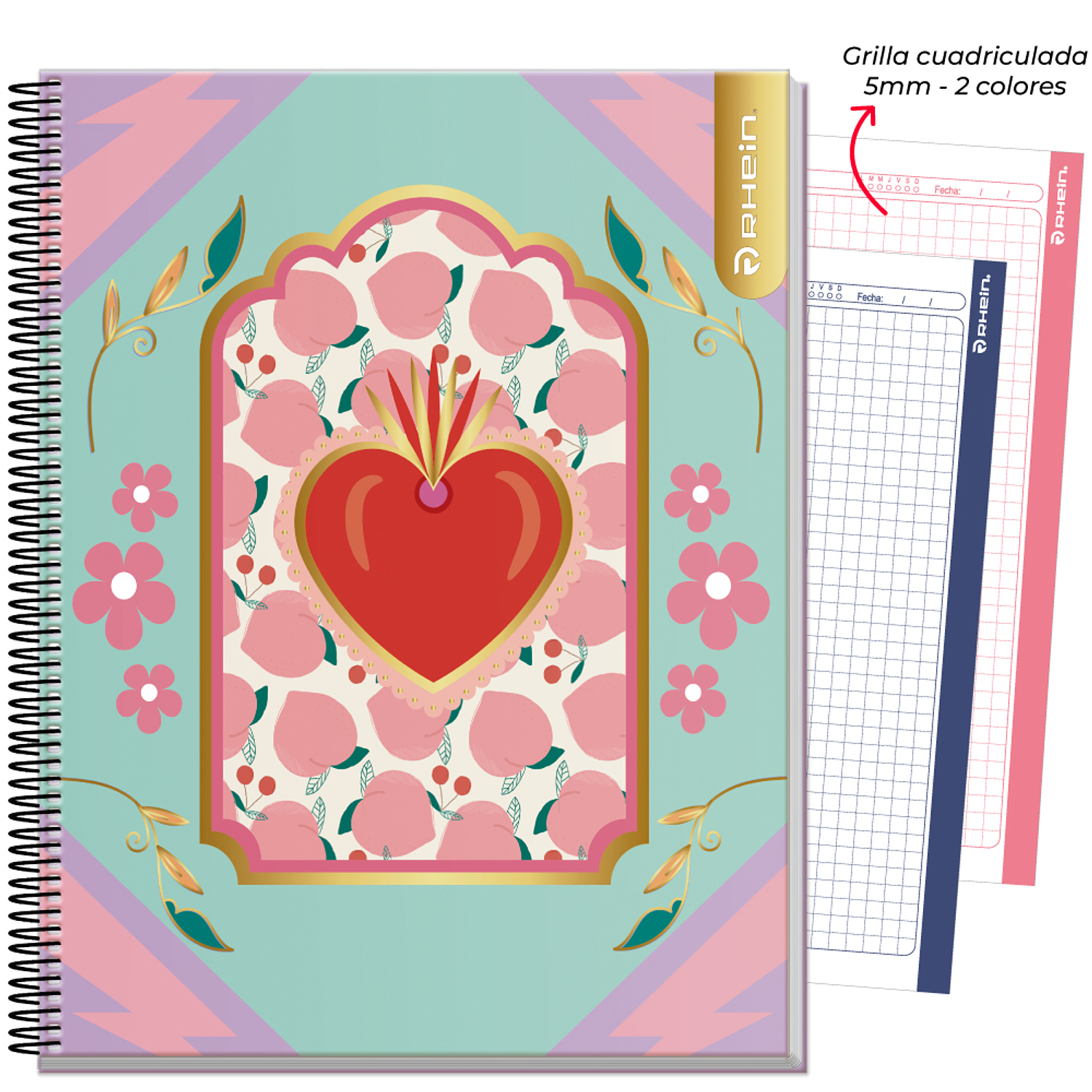 Rhein - Cuaderno Triple Femme 120H 6