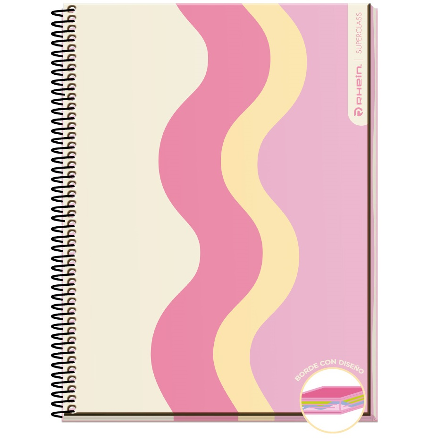 Rhein - Cuaderno SuperClass Triple Curls 120H 1