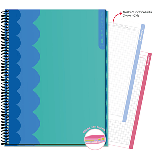 Rhein - Cuaderno SuperClass Triple Curls 120H