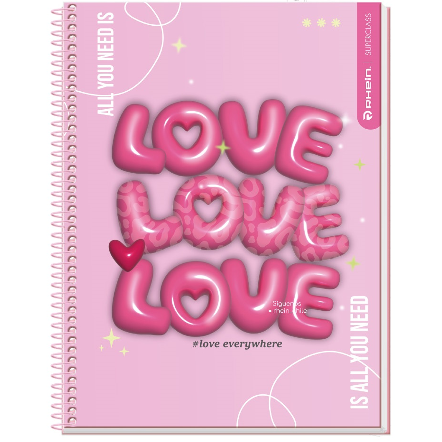 Rhein - Cuaderno SuperClass Triple Bubbles 120H 1