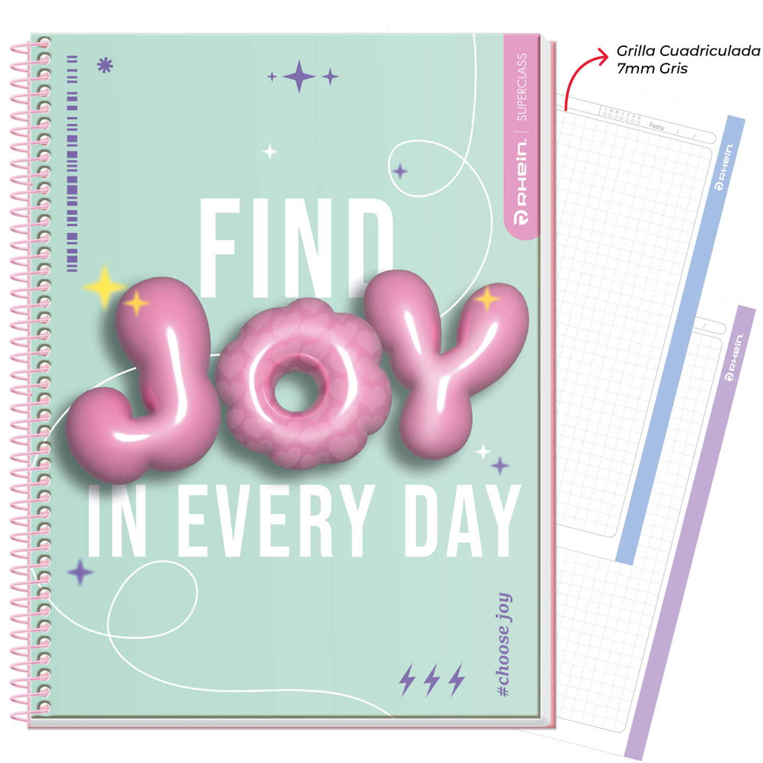 Rhein - Cuaderno SuperClass Triple Bubbles 120H 2