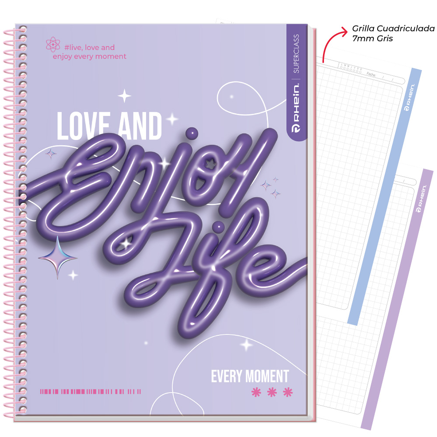 Rhein - Cuaderno SuperClass Triple Bubbles 120H 3