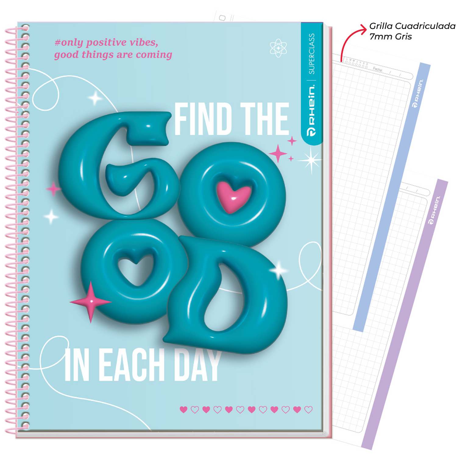 Rhein - Cuaderno SuperClass Triple Bubbles 120H 7