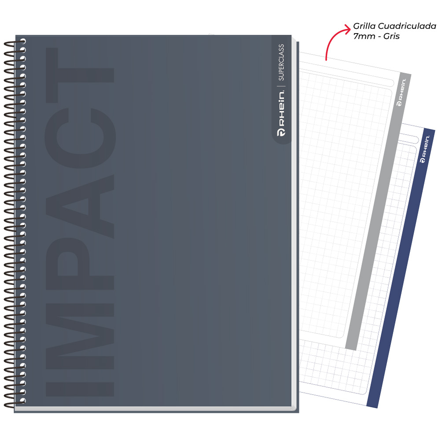 Rhein - Cuaderno SuperClass Triple Neutral 120H 3