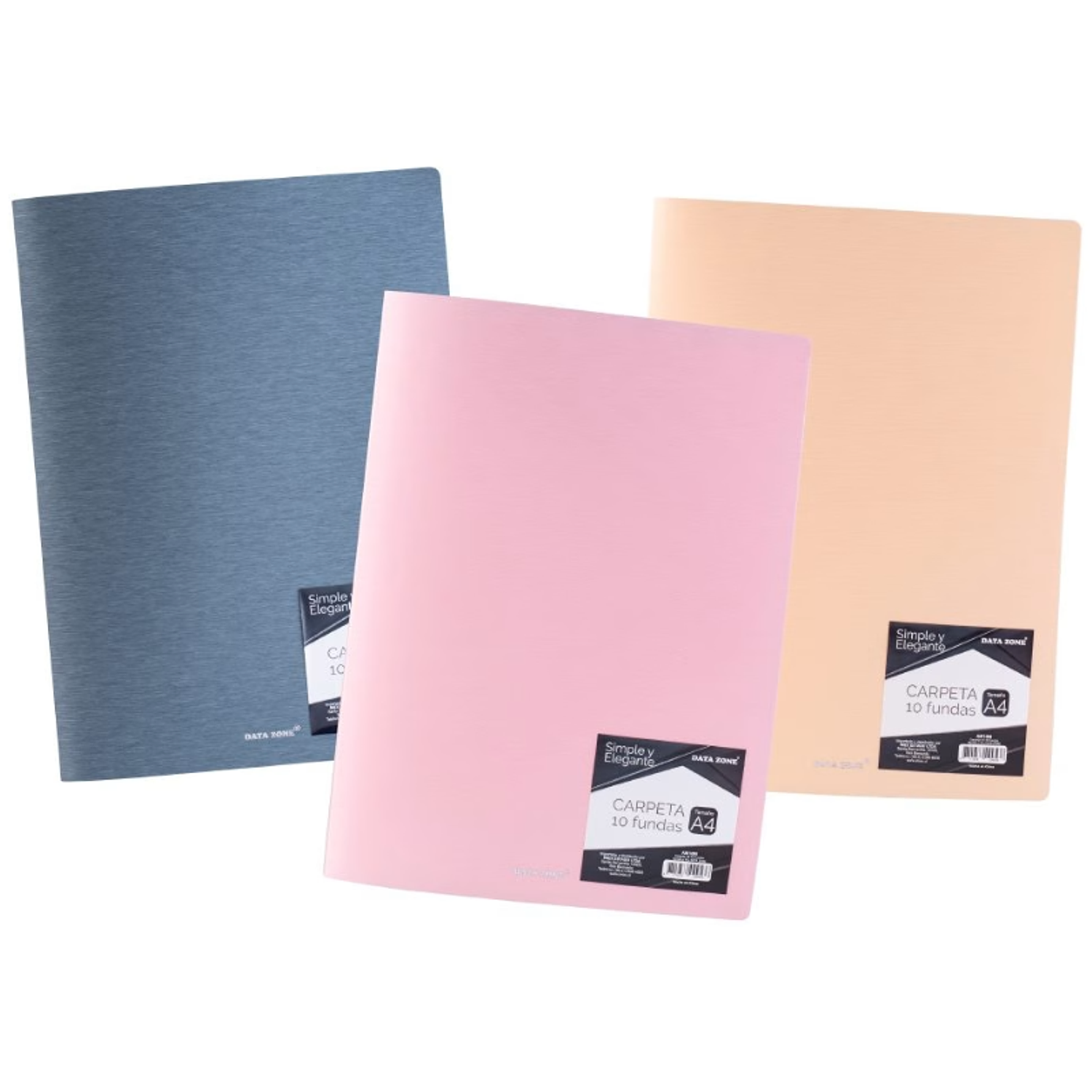 Datazone - Carpeta con Fundas A4 - 10 Fundas 2