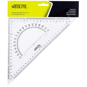 NEOLITE - Escuadra Bisel 45cm 