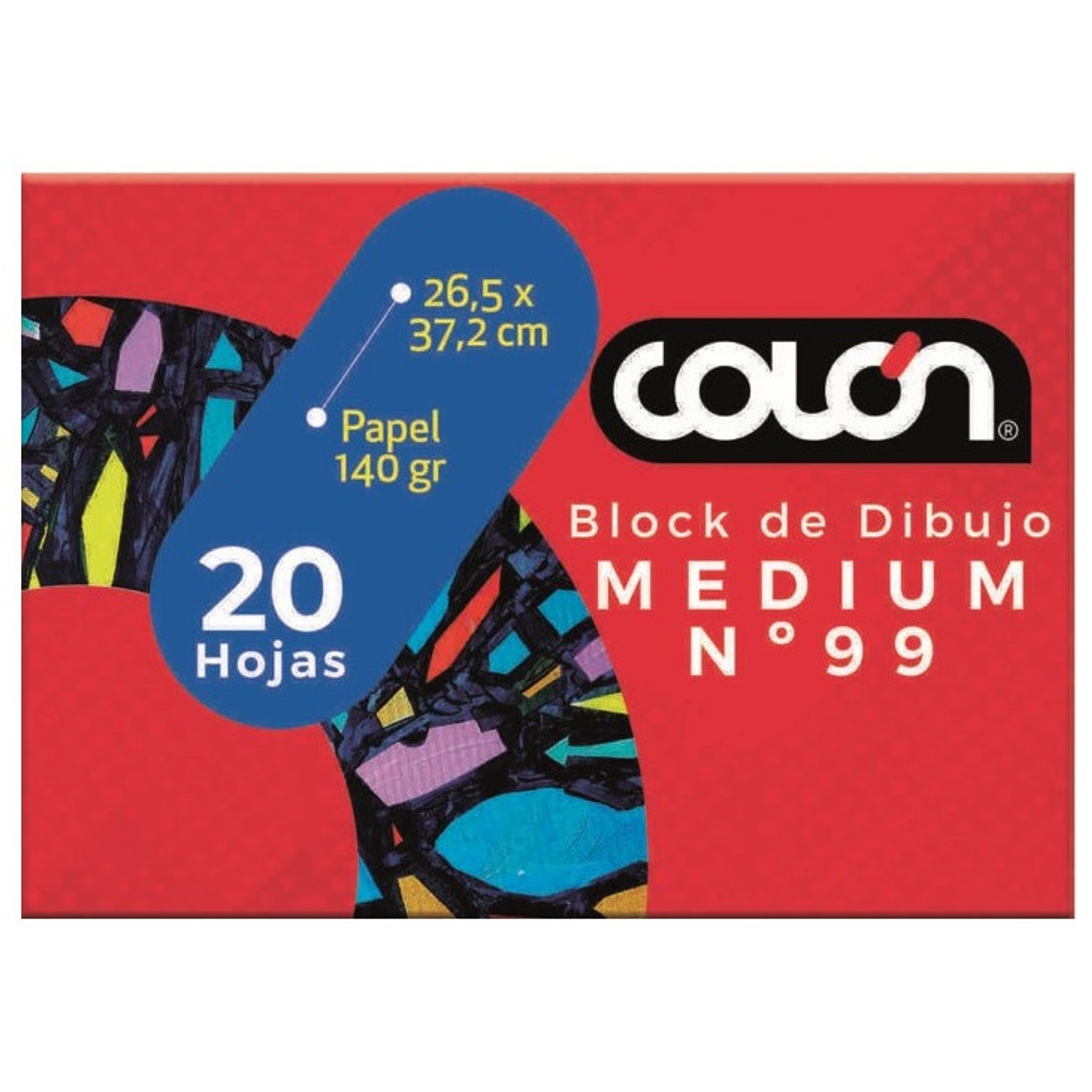 Colon - Block Mediano de Dibujo M-99 - 20Hjs
