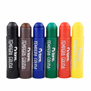 Torre - Tempera Solida 6 Colores