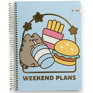 Mooving - Cuaderno Triple - Pusheen