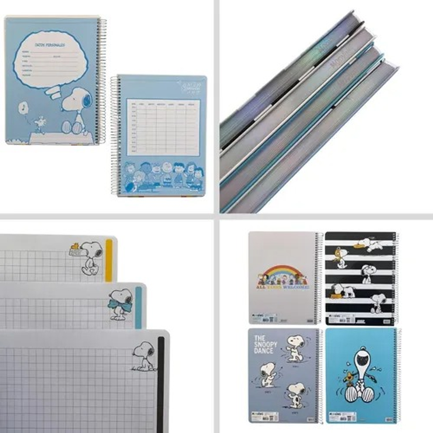 Mooving - Cuaderno Triple - Snoopy 2