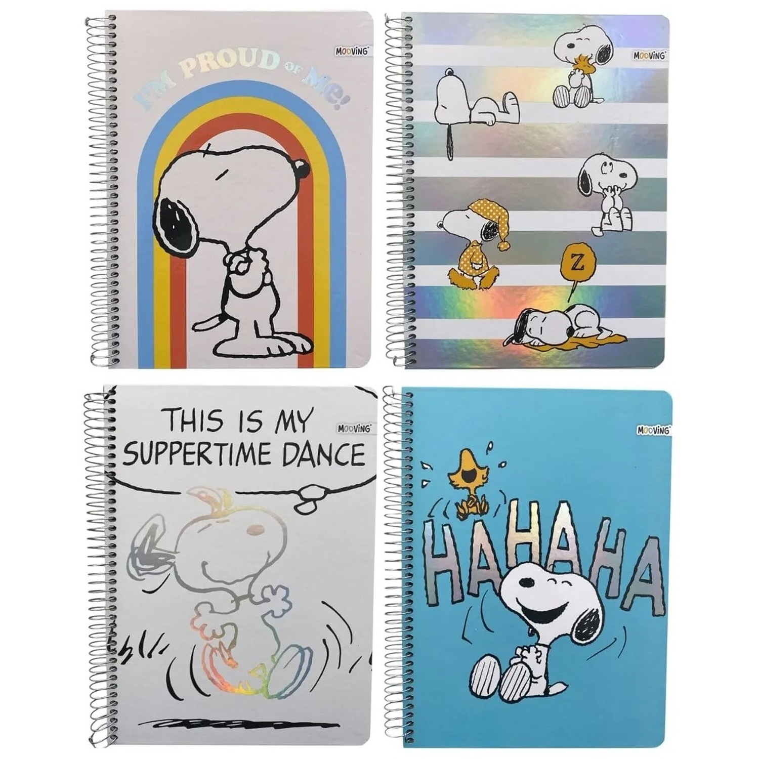 Mooving - Cuaderno Triple - Snoopy 1